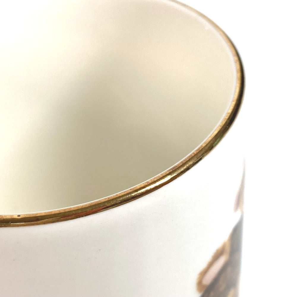 LOUIS VUITTON テディベア モチーフ クマ シュタイフ Steiff モノグラム ペア 2客 セット 食器 コップ マグカップ 陶器 レディース ホワイト