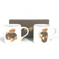 LOUIS VUITTON テディベア モチーフ クマ シュタイフ Steiff モノグラム 2個セット ペア 食器 マグカップ 陶器 レディース ホワイト