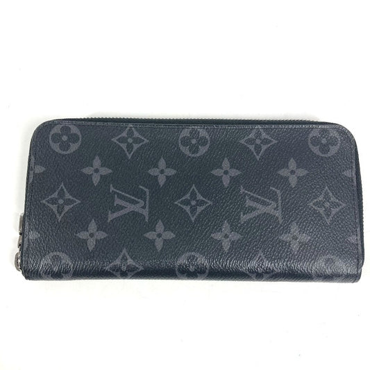 LOUIS VUITTON M62295 モノグラムエクリプス ジッピーウォレット・ヴェルティカル ロングウォレット ラウンドファスナー 長財布 モノグラムエクリプスキャンバス メンズ ブラック