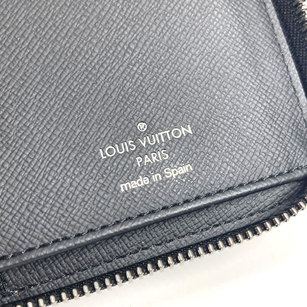 LOUIS VUITTON M62295 Monogram Eclipse Zippy Wallet Vertical Long Wallet Round Zipper Long Wallet Monogram Eclipse Canvas Men's Black