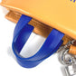 LOUIS VUITTON M02699 LV Logo Bag Charm - LV Mini Shopper Wallet, Coin Purse, Pouch, Keychain, Leather, Unisex, Orange