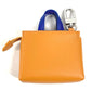 LOUIS VUITTON M02699 LV Logo Bag Charm - LV Mini Shopper Wallet, Coin Purse, Pouch, Keychain, Leather, Unisex, Orange