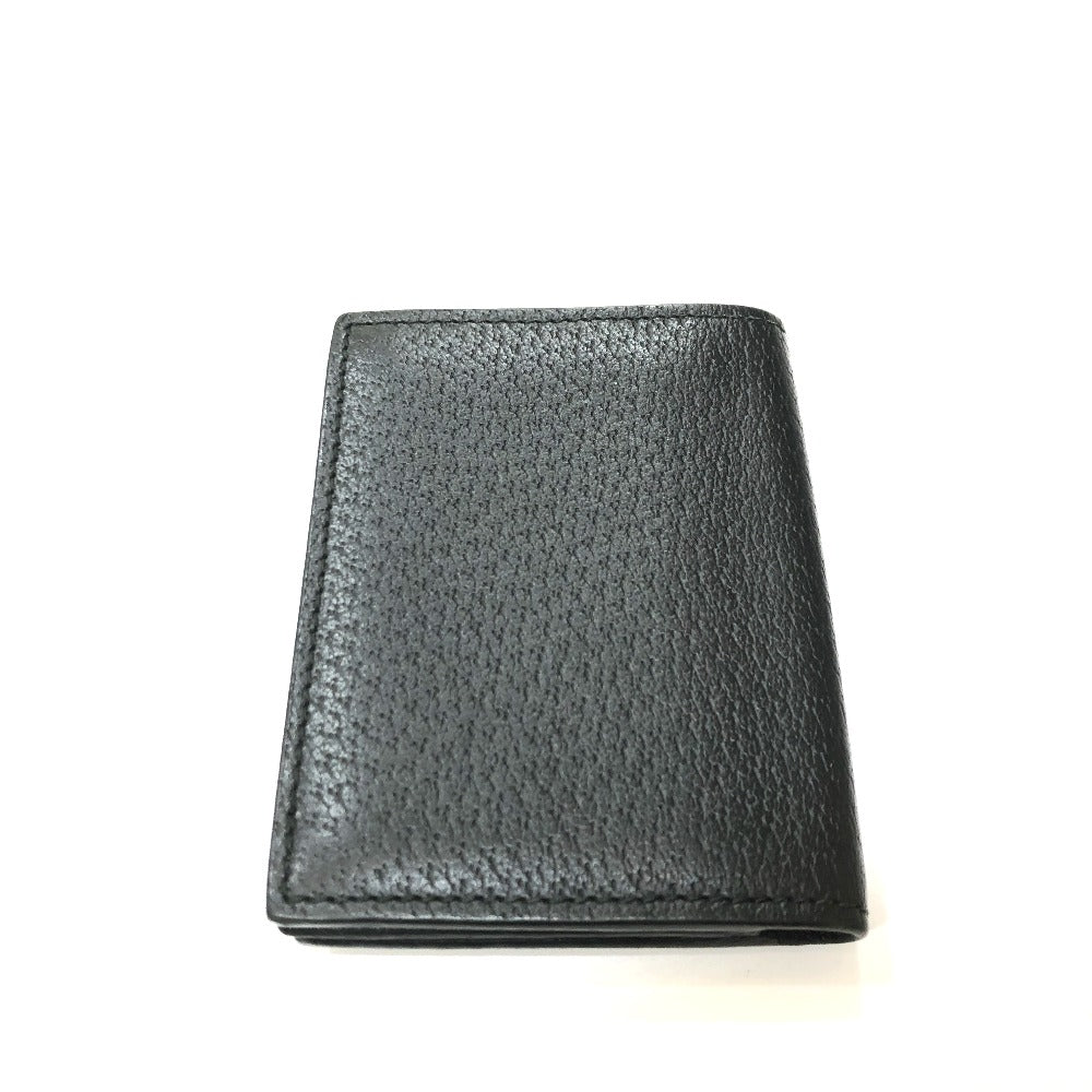 GUCCI 428737 GGマーモント ICケース 名刺入れ カードケース レザー レディース ブラック
