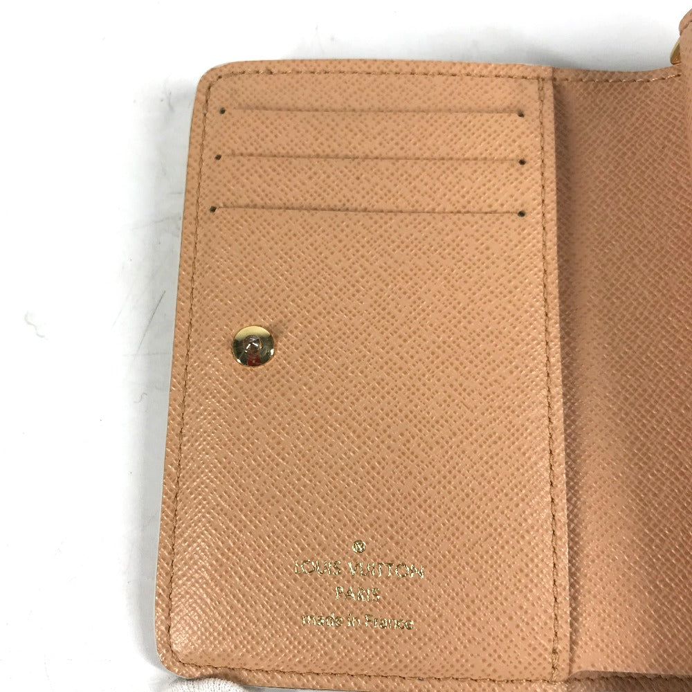 LOUIS VUITTON M81527 モノグラム ポルトフォイユルー コンパクトウォレット 2つ折り財布 モノグラムキャンバス レディース ホワイト系