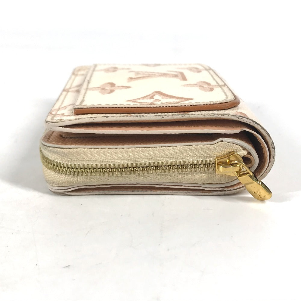 LOUIS VUITTON M81527 モノグラム ポルトフォイユルー コンパクトウォレット 2つ折り財布 モノグラムキャンバス レディース ホワイト系