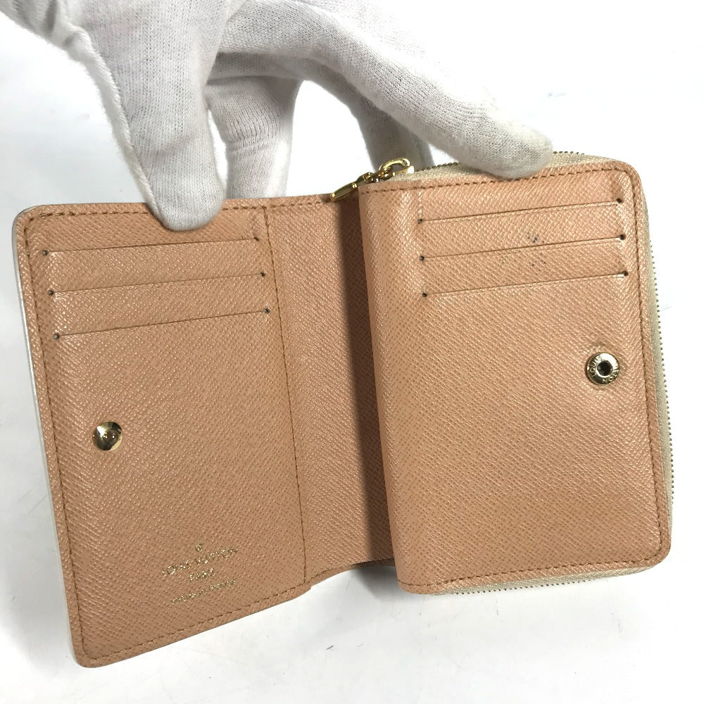 LOUIS VUITTON M81527 モノグラム ポルトフォイユルー コンパクトウォレット 2つ折り財布 モノグラムキャンバス レディース ホワイト系