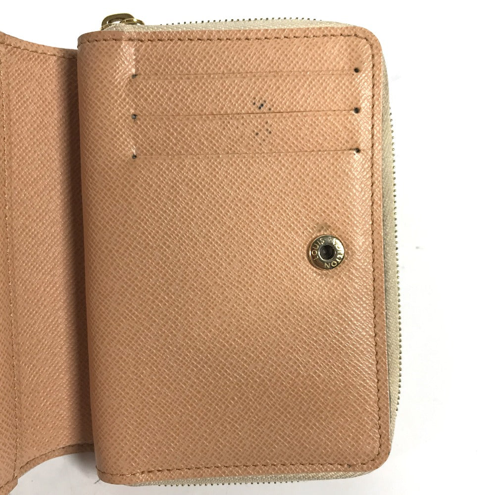 LOUIS VUITTON M81527 モノグラム ポルトフォイユルー コンパクトウォレット 2つ折り財布 モノグラムキャンバス レディース ホワイト系