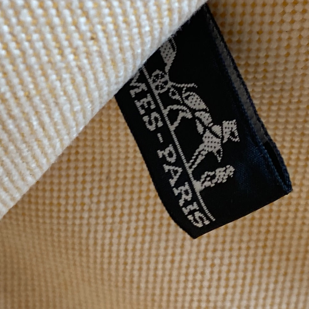 HERMES ボラボラGM カバン トートバッグ 肩掛け ショルダーバッグ キャンバス レディース イエロー
