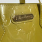 LOUIS VUITTON M91643 モノグラムヴェルニ ウィルシャー PM カバン トートバッグ ハンドバッグ モノグラムヴェルニキャンバス レディース ヴェールアンプレッシオン イエロー