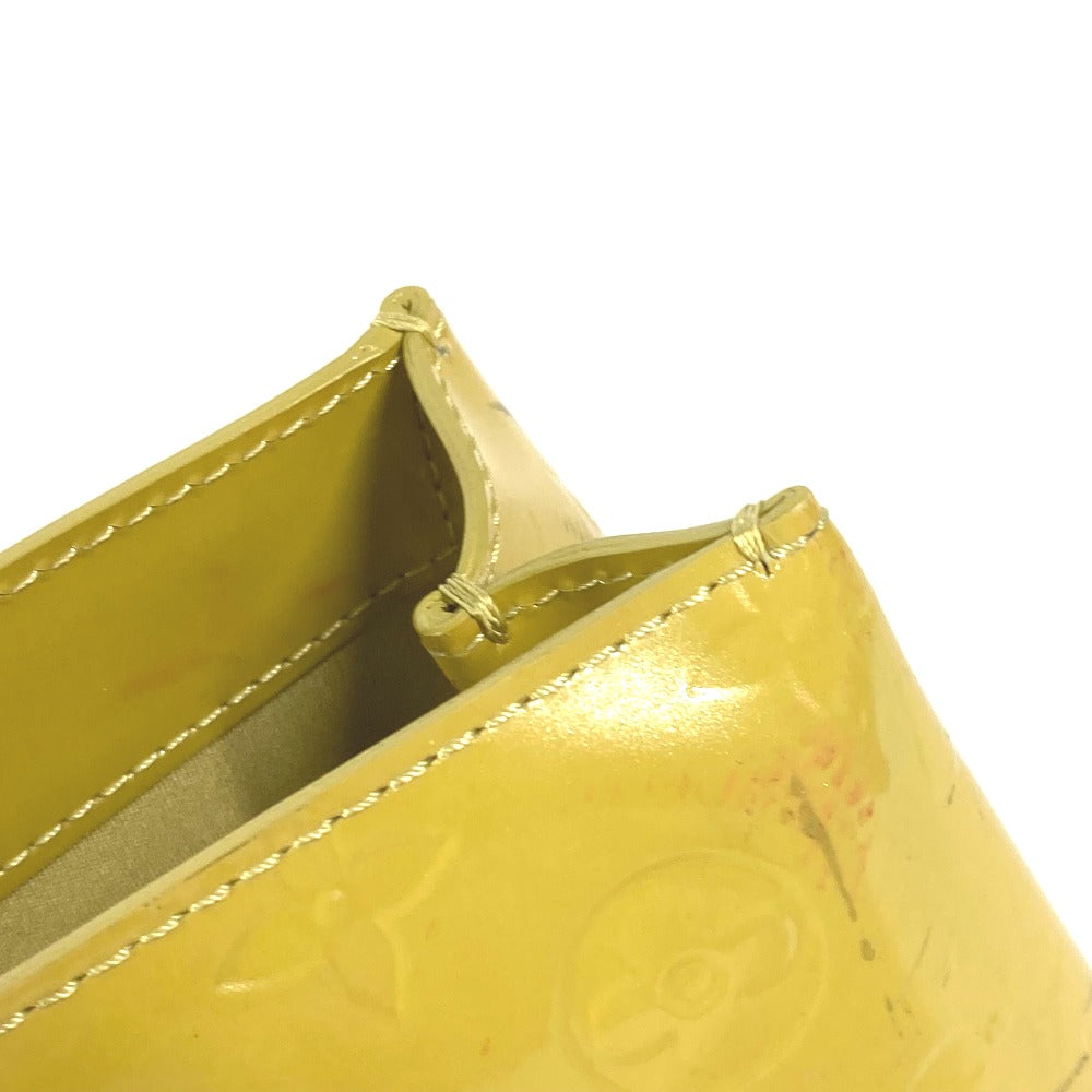 LOUIS VUITTON M91643 モノグラムヴェルニ ウィルシャー PM カバン トートバッグ ハンドバッグ モノグラムヴェルニキャンバス レディース ヴェールアンプレッシオン イエロー