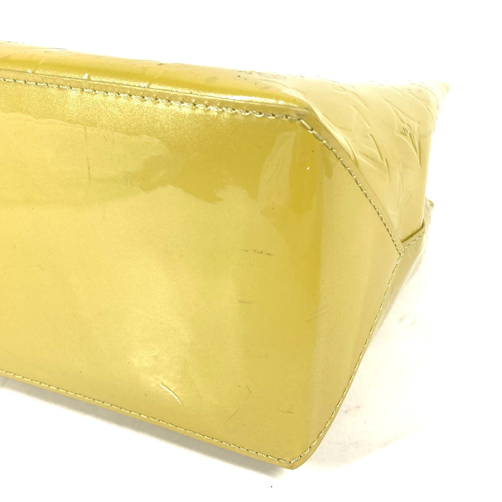 LOUIS VUITTON M91643 モノグラムヴェルニ ウィルシャー PM カバン トートバッグ ハンドバッグ モノグラムヴェルニキャンバス レディース ヴェールアンプレッシオン イエロー