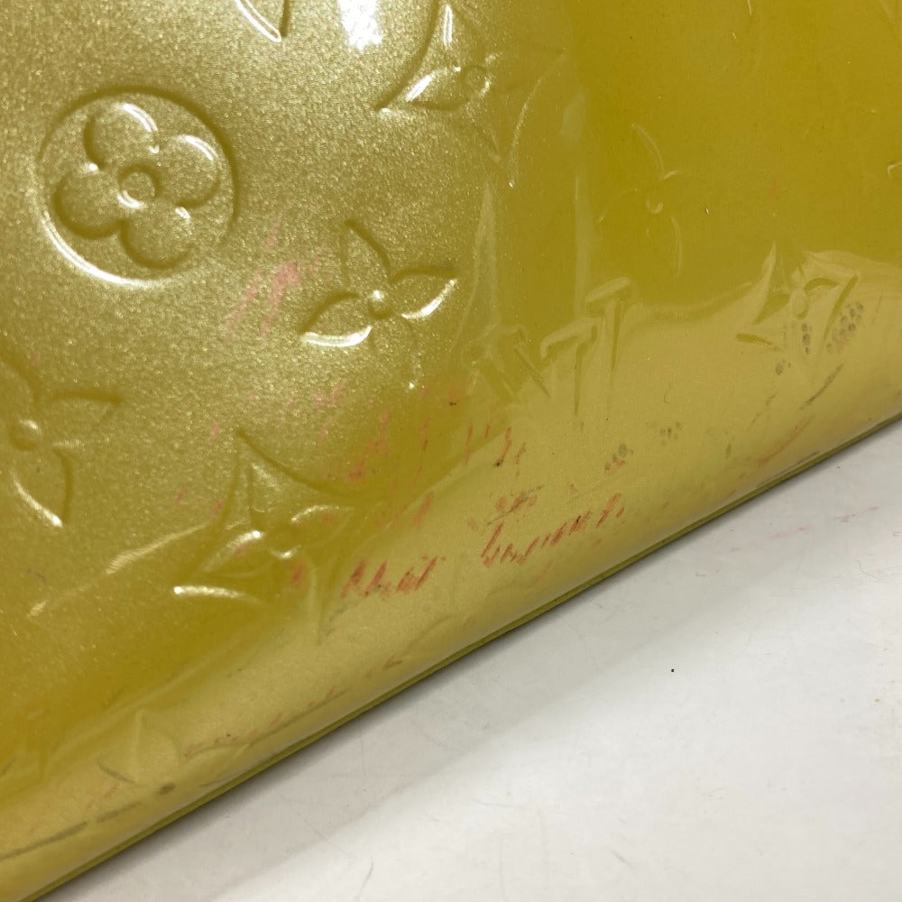 LOUIS VUITTON M91643 モノグラムヴェルニ ウィルシャー PM カバン トートバッグ ハンドバッグ モノグラムヴェルニキャンバス レディース ヴェールアンプレッシオン イエロー