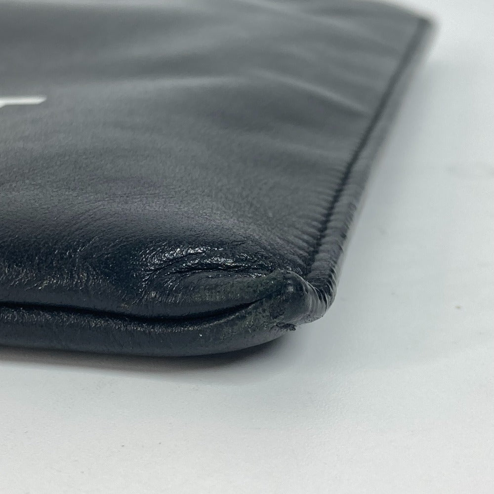 SAINT LAURENT PARIS 397294 ロゴ セカンドバッグ ポーチ カバン クラッチバッグ レザー メンズ ブラック
