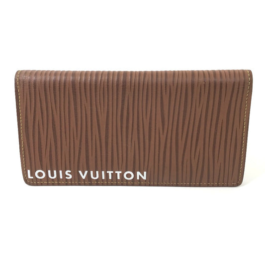 LOUIS VUITTON M82631 エピ ポルトフォイユ・ブラザ NM ロングウォレット 2つ折り 長財布 エピレザー メンズ ブラウン