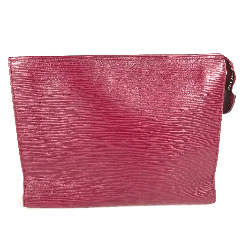 LOUIS VUITTON M41085 エピ ポッシュ トワレ26 ポーチ カバン メイクポーチ セカンドバッグ クラッチバッグ エピレザー レディース フューシャ レッド