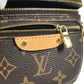 LOUIS VUITTON M82335 モノグラム ミニ バムバッグ ショルダーバッグ カバン 斜め掛け ポシェット ポーチ ボディバッグ モノグラムキャンバス レディース ブラウン