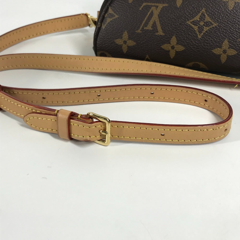 LOUIS VUITTON M82335 モノグラム ミニ バムバッグ ショルダーバッグ カバン 斜め掛け ポシェット ポーチ ボディバッグ モノグラムキャンバス レディース ブラウン