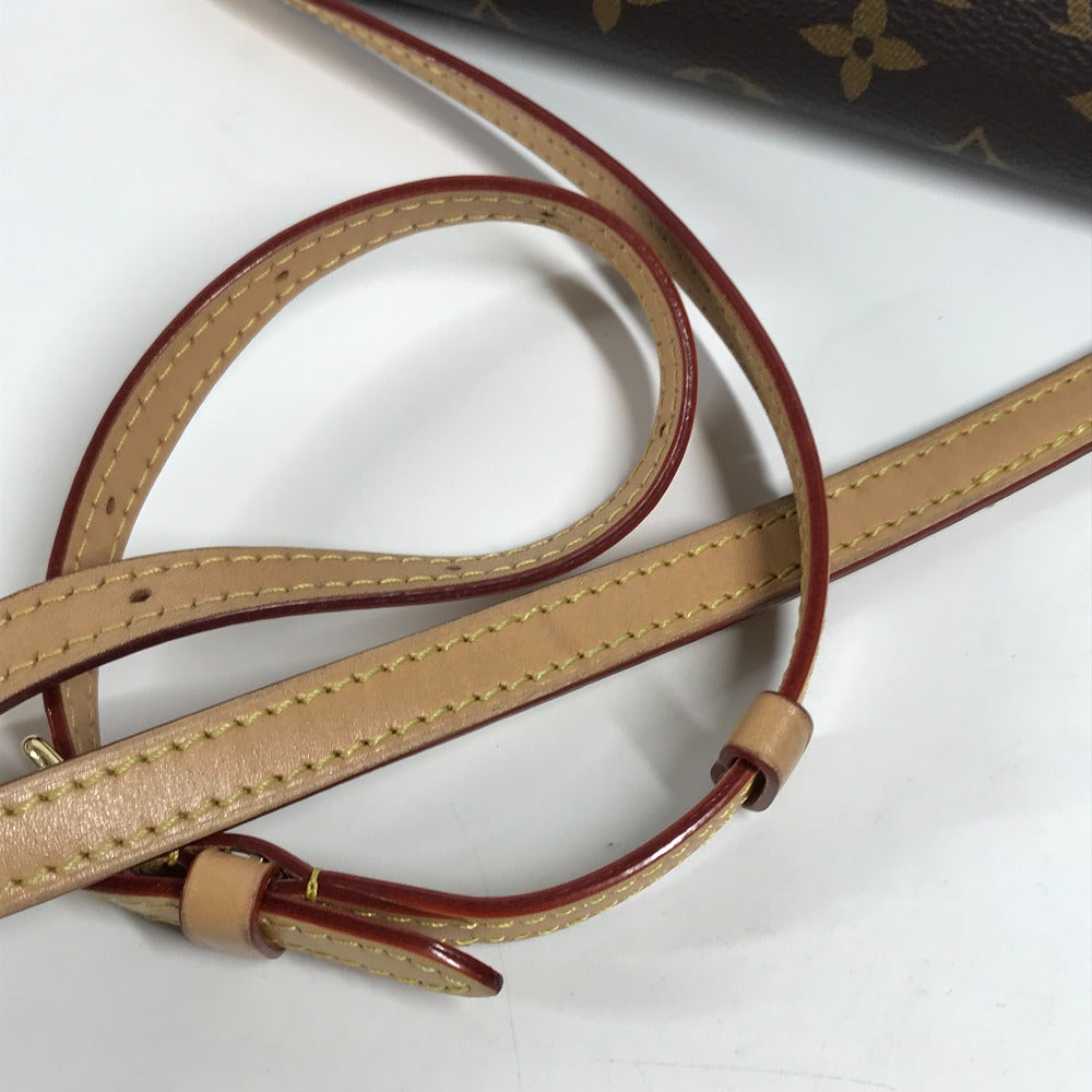 LOUIS VUITTON M82335 モノグラム ミニ バムバッグ ショルダーバッグ カバン 斜め掛け ポシェット ポーチ ボディバッグ モノグラムキャンバス レディース ブラウン