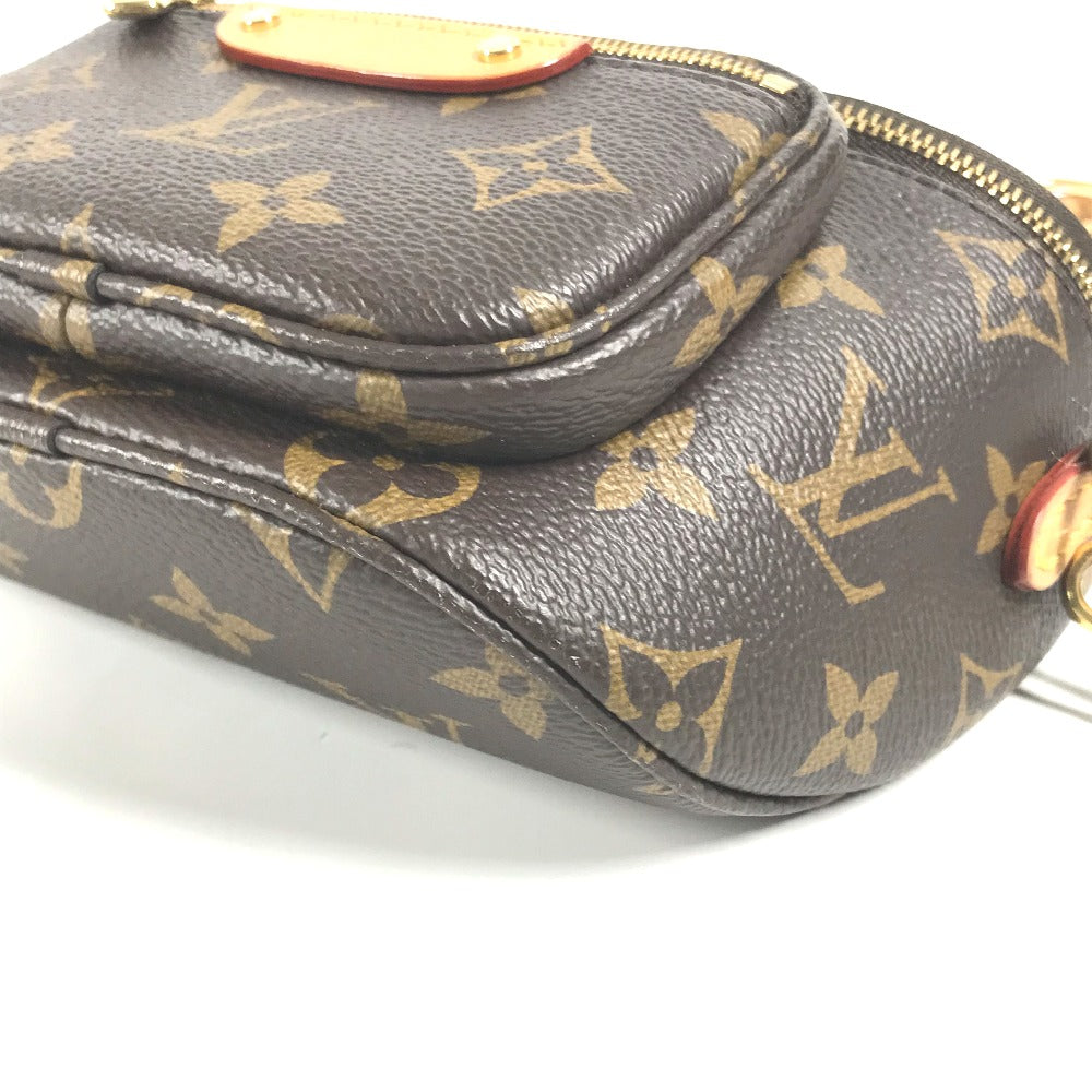 LOUIS VUITTON M82335 モノグラム ミニ バムバッグ ショルダーバッグ カバン 斜め掛け ポシェット ポーチ ボディバッグ モノグラムキャンバス レディース ブラウン