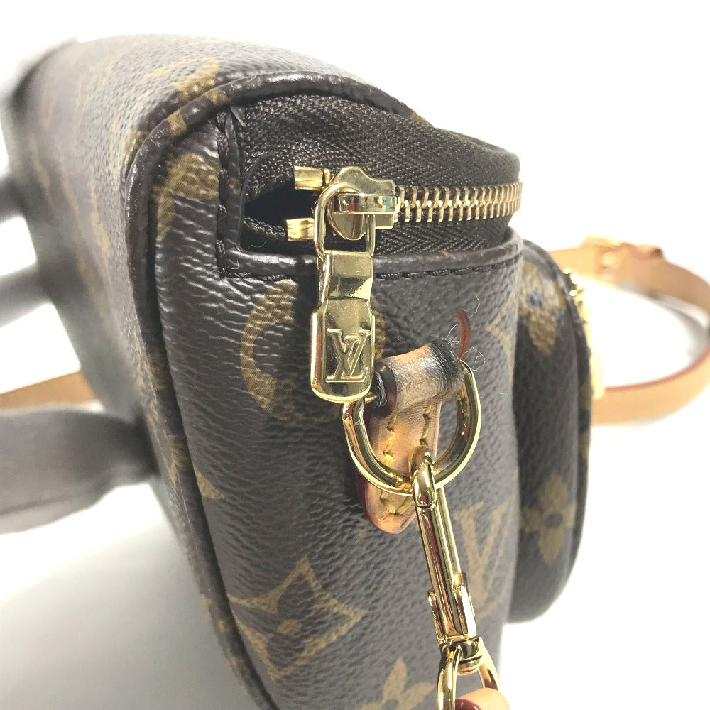 LOUIS VUITTON M82335 モノグラム ミニ バムバッグ ショルダーバッグ カバン 斜め掛け ポシェット ポーチ ボディバッグ モノグラムキャンバス レディース ブラウン
