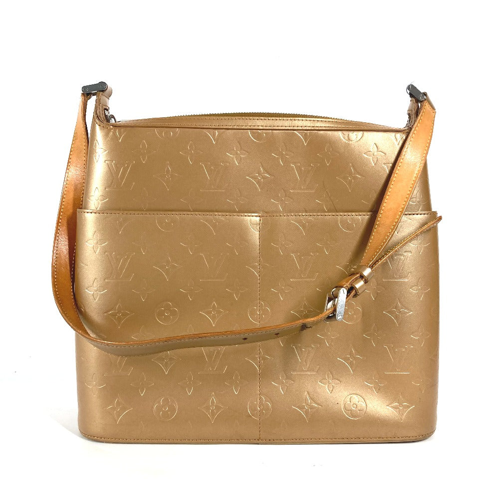 LOUIS VUITTON M55167 モノグラムマット サッター カバン 肩掛け トートバッグ 縦型 ショルダーバッグ モノグラムマットレザー レディース アンプレ ベージュ