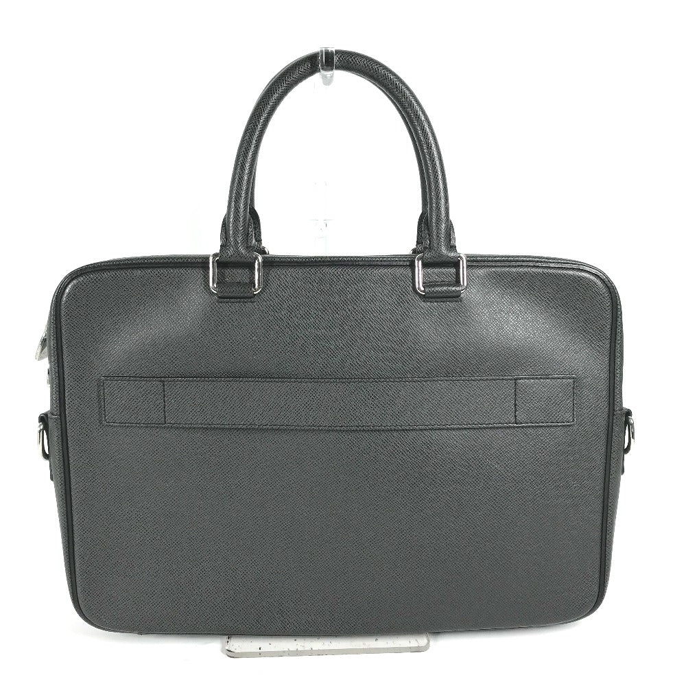 LOUIS VUITTON M30643 タイガ ポルトドキュマン・ビジネス PDV 2WAY カバン トートバッグ ハンドバッグ ビジネスバッグ タイガレザー メンズ アルドワーズ ブラック