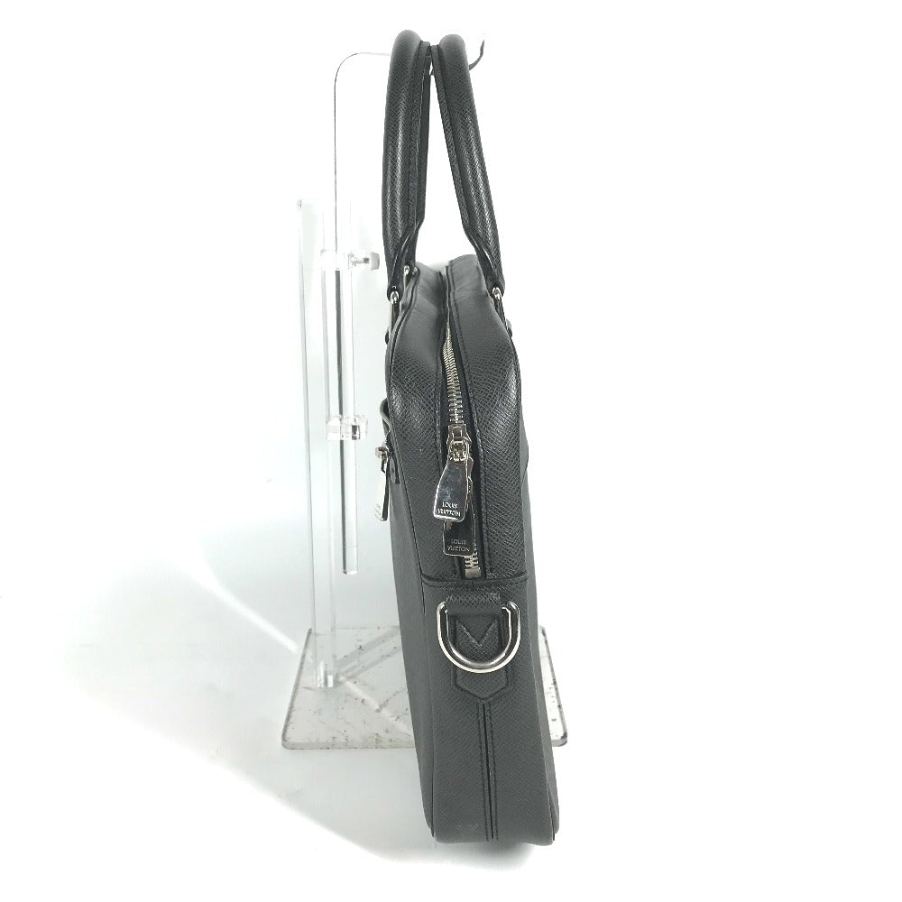 LOUIS VUITTON M30643 タイガ ポルトドキュマン・ビジネス PDV 2WAY カバン トートバッグ ハンドバッグ ビジネスバッグ タイガレザー メンズ アルドワーズ ブラック