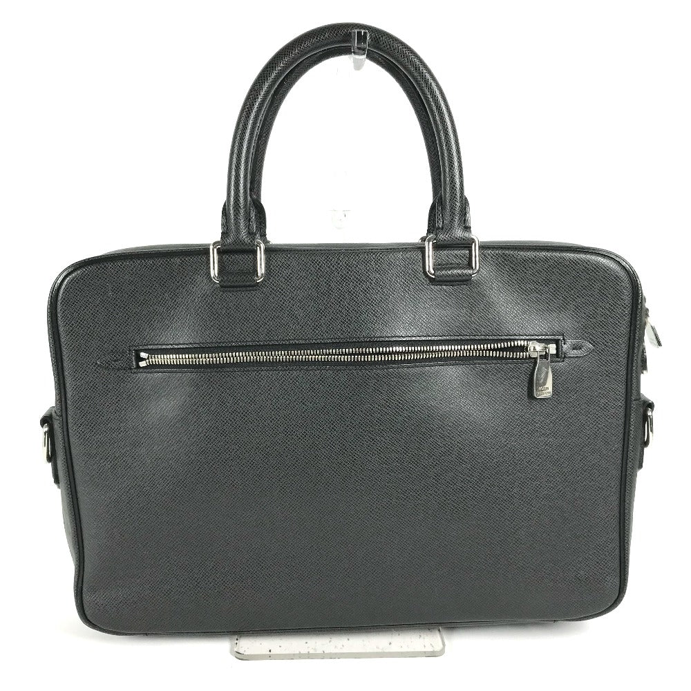 LOUIS VUITTON M30643 タイガ ポルトドキュマン・ビジネス PDV 2WAY カバン トートバッグ ハンドバッグ ビジネスバッグ タイガレザー メンズ アルドワーズ ブラック