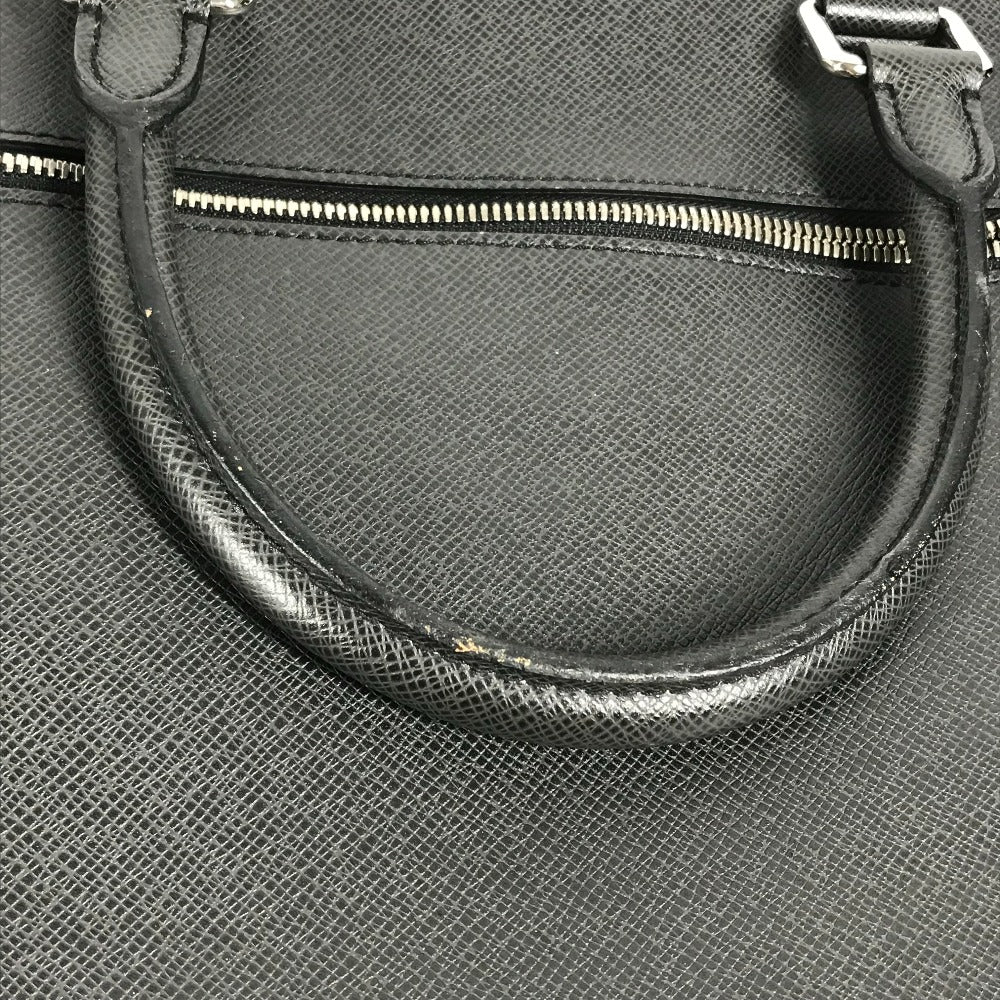 LOUIS VUITTON M30643 タイガ ポルトドキュマン・ビジネス PDV 2WAY カバン トートバッグ ハンドバッグ ビジネスバッグ タイガレザー メンズ アルドワーズ ブラック