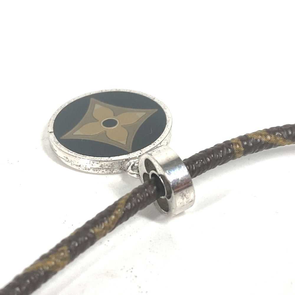 LOUIS VUITTON M65436 モノグラム パンダンティフ フルール アクセサリー チョーカー ネックレス モノグラムキャンバス ユニセックス ブラウン