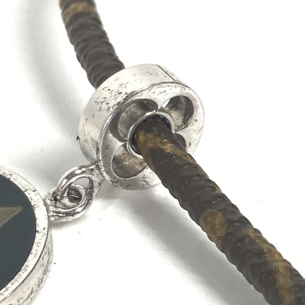LOUIS VUITTON M65436 モノグラム パンダンティフ フルール アクセサリー チョーカー ネックレス モノグラムキャンバス ユニセックス ブラウン