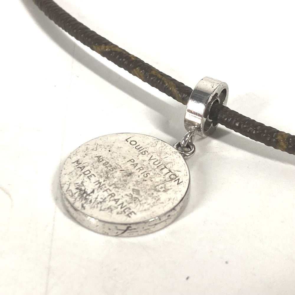 LOUIS VUITTON M65436 モノグラム パンダンティフ フルール アクセサリー チョーカー ネックレス モノグラムキャンバス ユニセックス ブラウン