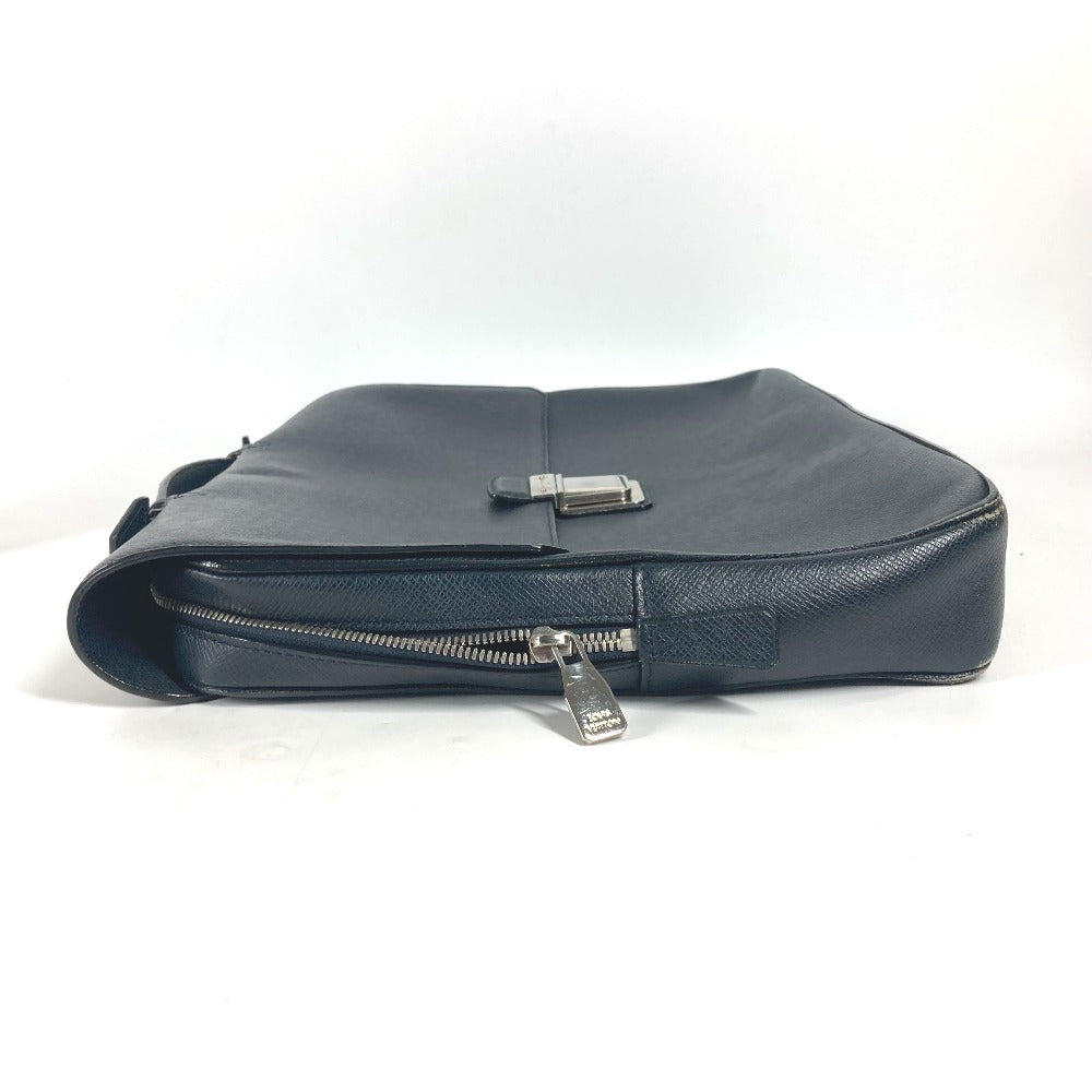 LOUIS VUITTON M32640 タイガ ヴァシリPM 書類バッグ ブリーフケース カバン ビジネスバッグ タイガレザー メンズ ボレアル ダークネイビー