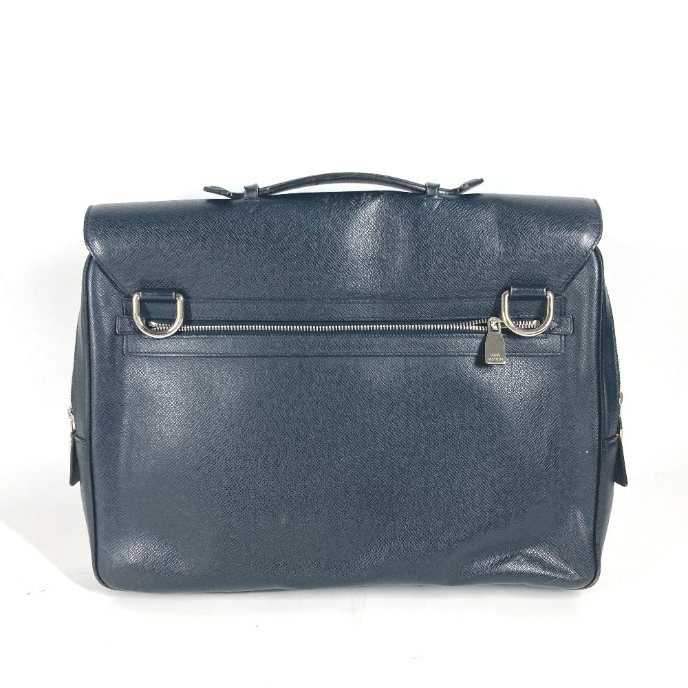 LOUIS VUITTON M32640 タイガ ヴァシリPM 書類バッグ ブリーフケース カバン ビジネスバッグ タイガレザー メンズ ボレアル ダークネイビー