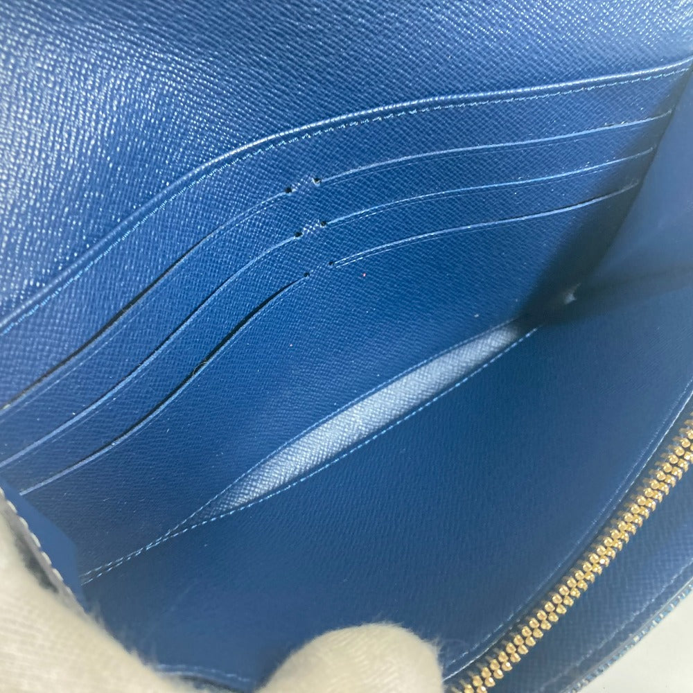 LOUIS VUITTON M81183 モノグラムジャガードデニム ポルトフォイユ・サラ ロングウォレット 長財布 モノグラムデニム レディース ブルー - brandshop-reference