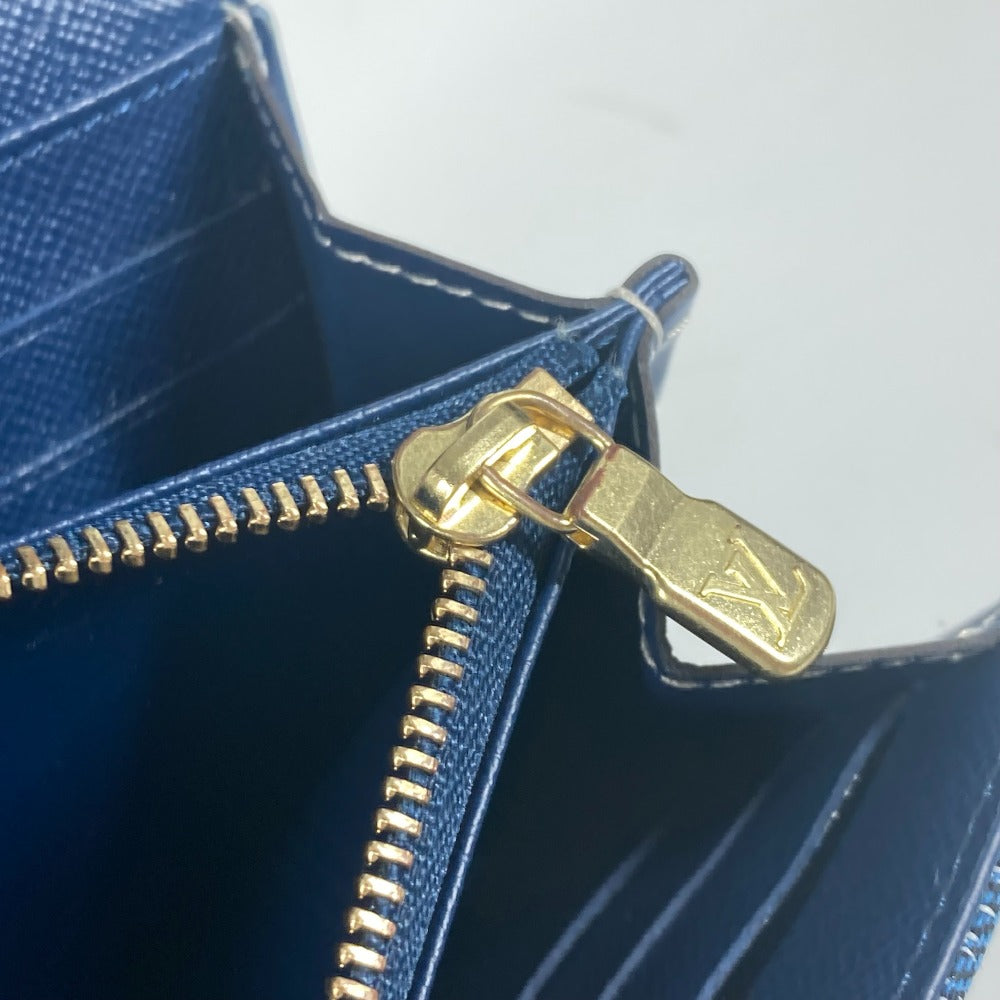LOUIS VUITTON M81183 モノグラムジャガードデニム ポルトフォイユ・サラ ロングウォレット 長財布 モノグラムデニム レディース ブルー - brandshop-reference
