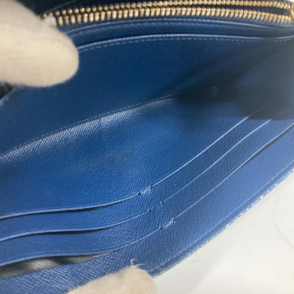 LOUIS VUITTON M81183 モノグラムジャガードデニム ポルトフォイユ・サラ ロングウォレット 長財布 モノグラムデニム レディース ブルー - brandshop-reference
