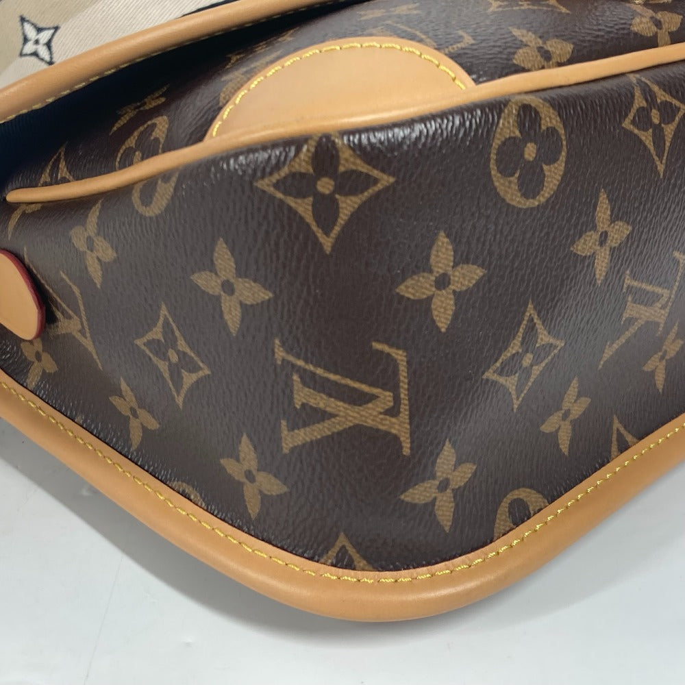 LOUIS VUITTON M45985 モノグラム ディアヌ NM PM カバン ポシェット 斜め掛け フラップ ショルダーバッグ モノグラムキャンバス レディース ノワール ブラウン
