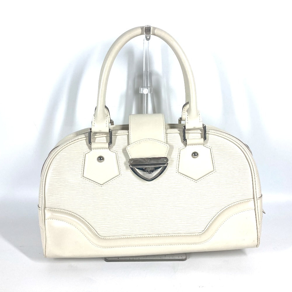 LOUIS VUITTON M5931J エピ ボーリング モンテーニュGM ミニボストンバッグ ショルダーバッグ 肩掛け ハンドバッグ エピレザー レディース イヴォワール ホワイト