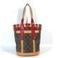 LOUIS VUITTON M95613 モノグラム ルビー ネオ バケット 肩掛け カバン ショルダーバッグ ばけつ型 バケツ トートバッグ モノグラムキャンバス レディース ブラウン - brandshop-reference