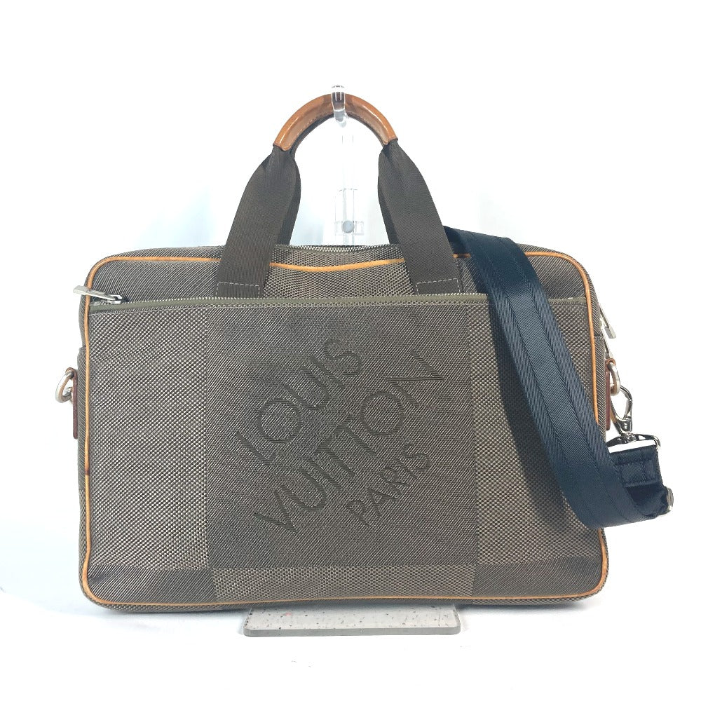 LOUIS VUITTON N58039 ダミエジェアン アソシエPM ビジネスバッグ カバン トートバッグ 2WAYバッグ ショルダーバッグ ハンドバッグ ダミエジェアンキャンバス メンズ テール カーキ - brandshop-reference