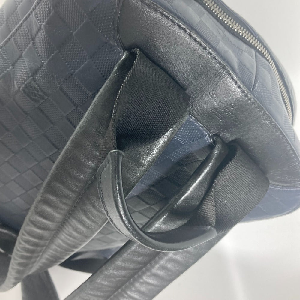 LOUIS VUITTON N40091 ダミエアンフィニ キャンパス バックパック カバン バイカラー リュックサック ダミエアンフィニレザー ユニセックス ネイビー - brandshop-reference