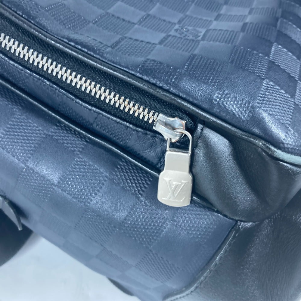 LOUIS VUITTON N40091 ダミエアンフィニ キャンパス バックパック カバン バイカラー リュックサック ダミエアンフィニレザー ユニセックス ネイビー - brandshop-reference