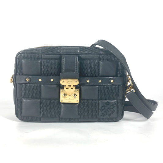 LOUIS VUITTON M59046 ダミエ ポシェット トロカ カバン 斜め掛け ポシェット クラッチバッグ 3WAYバッグ チェーンバッグ ショルダーバッグ レザー レディース ノワール ブラック