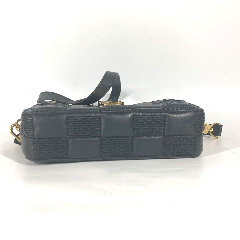 LOUIS VUITTON M59046 ダミエ ポシェット トロカ カバン 斜め掛け ポシェット クラッチバッグ 3WAYバッグ チェーンバッグ ショルダーバッグ レザー レディース ノワール ブラック