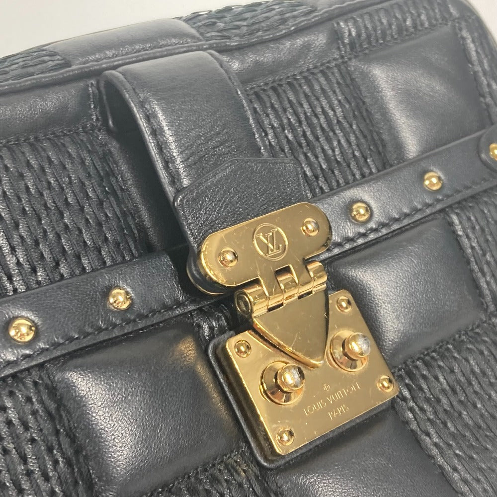 LOUIS VUITTON M59046 ダミエ ポシェット トロカ カバン 斜め掛け ポシェット クラッチバッグ 3WAYバッグ チェーンバッグ ショルダーバッグ レザー レディース ノワール ブラック