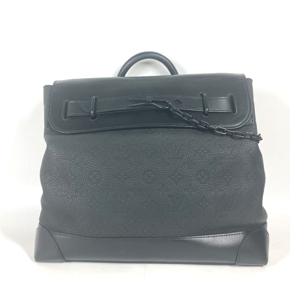 LOUIS VUITTON M55701 モノグラム スティーマーPM カバン 斜め掛け トートバッグ ハンドバッグ ショルダーバッグ トリヨンレザー ユニセックス ノワール ブラック