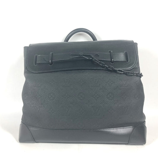 LOUIS VUITTON M55701 モノグラム スティーマーPM カバン 斜め掛け トートバッグ ハンドバッグ ショルダーバッグ トリヨンレザー ユニセックス ノワール ブラック