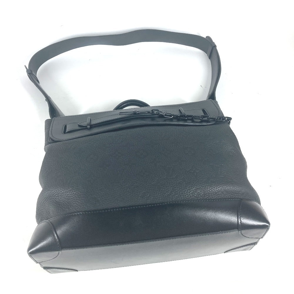 LOUIS VUITTON M55701 モノグラム スティーマーPM カバン 斜め掛け トートバッグ ハンドバッグ ショルダーバッグ トリヨンレザー ユニセックス ノワール ブラック