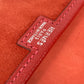 HERMES カバン Hロゴ ジジェ エラン セカンドバッグ カバン クラッチバッグ レザー レディース レッド